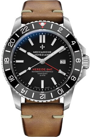 Meccaniche Veneziane Nereide GMT Ardesia